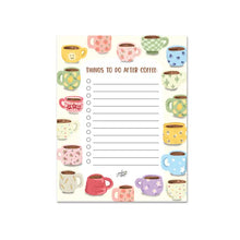 Load image into Gallery viewer, Things To Do After Coffee - Notepad