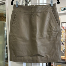 Load image into Gallery viewer, KAcassie Leather Skirt (khaki)