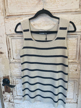 Load image into Gallery viewer, KCmorina Knit Top - Silver White/Blue - Kaffe Curve
