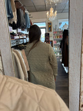 Load image into Gallery viewer, KAleila Long Quilt Jacket - Feather Grey