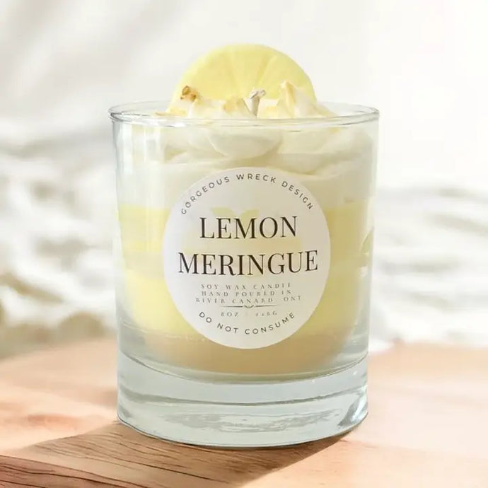 Lemon Meringue Pie Candle