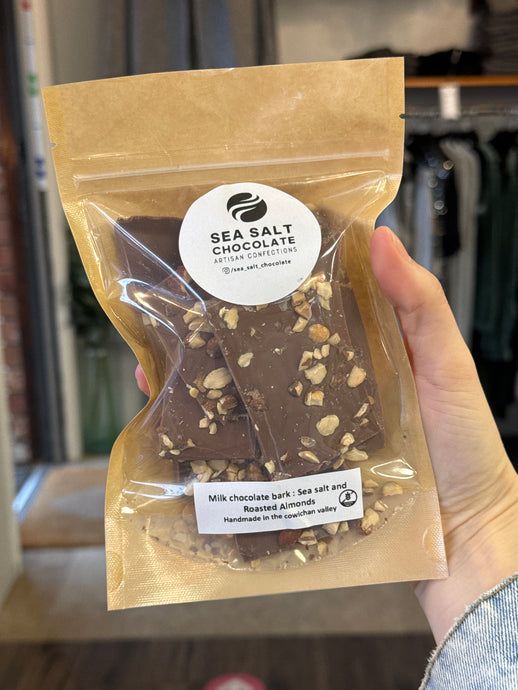 Milk Chocolate Bark - Sea Salt and Roasted Almond