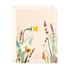 Load image into Gallery viewer, Cream Floral Thank You Card