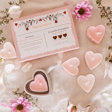 Load image into Gallery viewer, Blush Heart Tealight Candle Pack