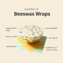 Load image into Gallery viewer, Goldilocks 3 Pack Beeswax Wrap - Blush Mushroom Set