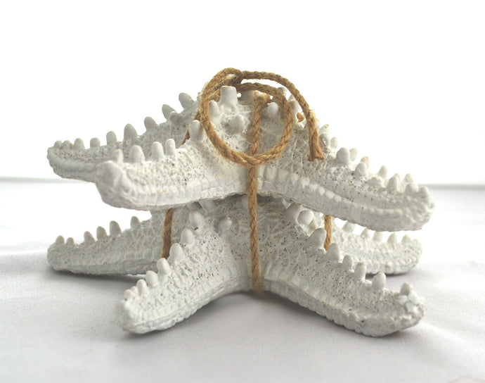 White Starfish Decor - Set of 2