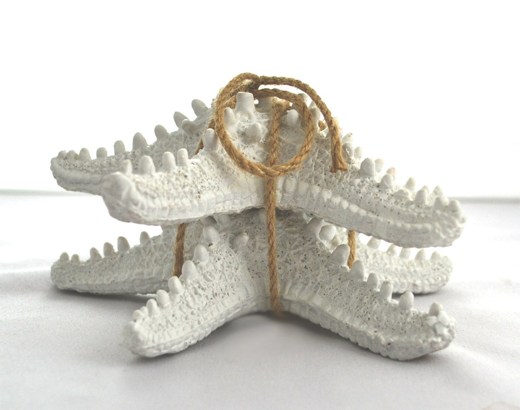 White Starfish Decor - Set of 2