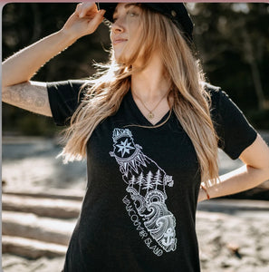 West Coast Karma Ladies Vancouver Island Tee