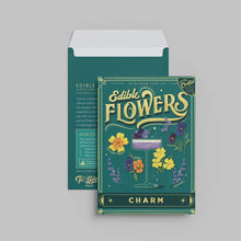 Load image into Gallery viewer, Seed Packet &amp; Cocktail Recipe - Edible Flowers