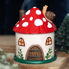 Load image into Gallery viewer, Mushroom House Incense Cone Burner
