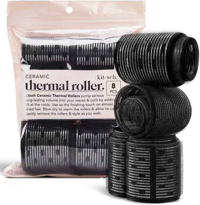 Ceramic Thermal Hair Rollers (8 Piece Set) - Kitsch