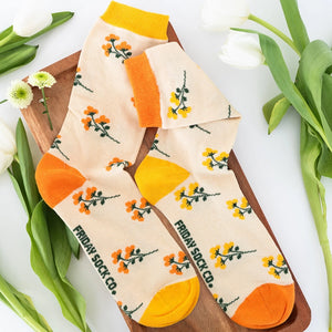 Women's Wild Yellowcress socks - Friday Sock Co.