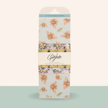 Load image into Gallery viewer, Goldilocks 3 Pack Beeswax Wrap - Bees &amp; Blooms