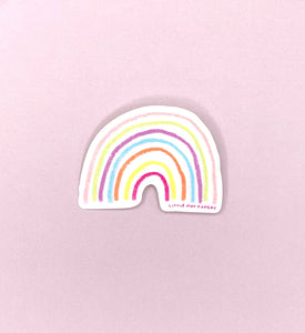 Rainbow Vinyl Sticker - Little May Papery