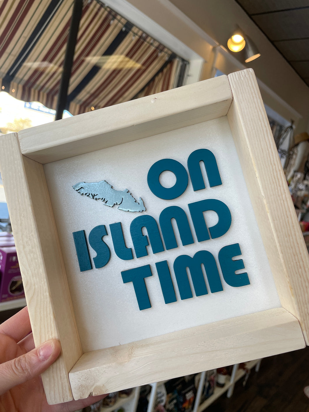 Island Time Wooden Sign