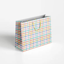 Load image into Gallery viewer, Prismatic Striped Pattern Gift Bag