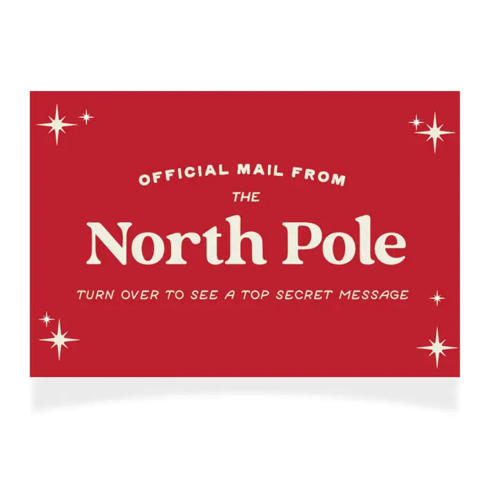 North Pole Mail - Scratch and Reveal Cards