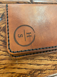 Long Bifold Wallet - Hyde and Seek - Cognac