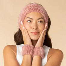 Load image into Gallery viewer, Spa Headband and Wristlets 3pc Set - Terracotta - Kitsch