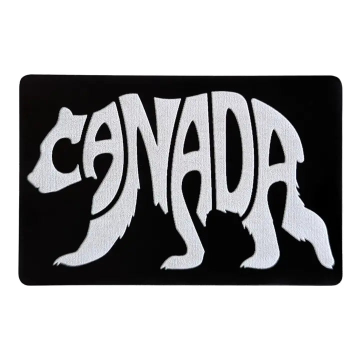 Canada Bear Typography Magnet