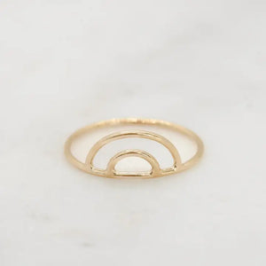 Aurora Gold Fill Ring