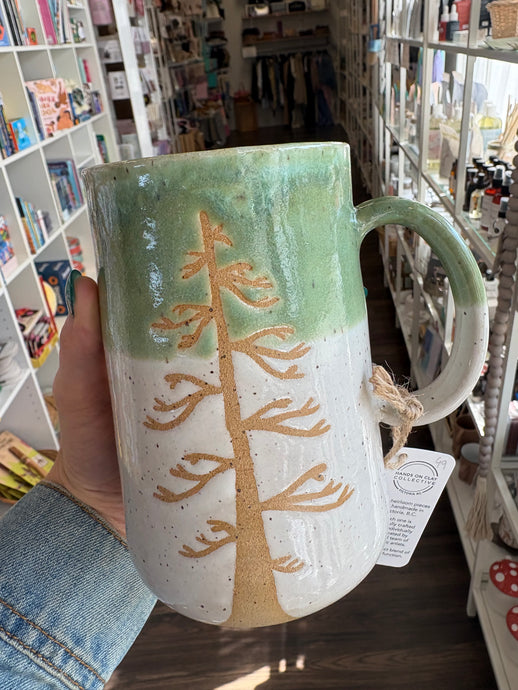 XL Large Lilly Pad Tree Mug - Hands on Clay