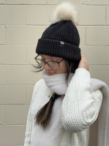 Snowflake Lined Beanie - Assorted Colours - Orb