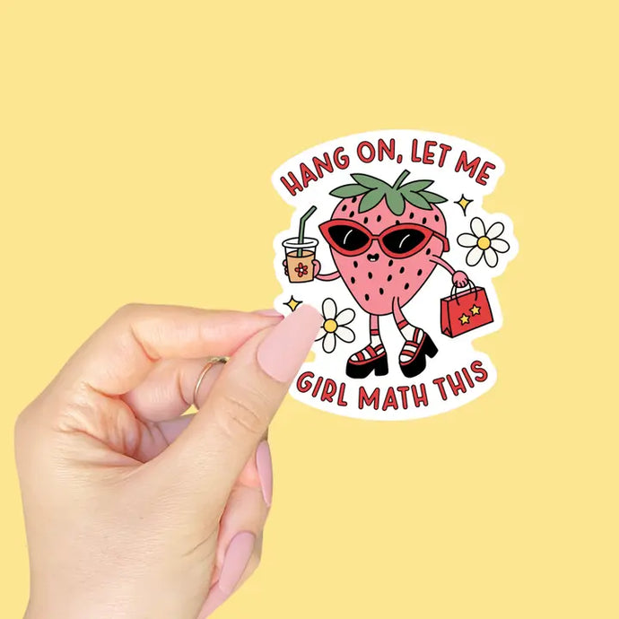 Girl Math Vinyl Sticker