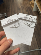 Load image into Gallery viewer, Sterling Silver Hoops Earrings - Elements Gallery