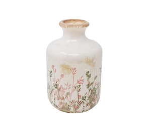 Painted Flowers Vase