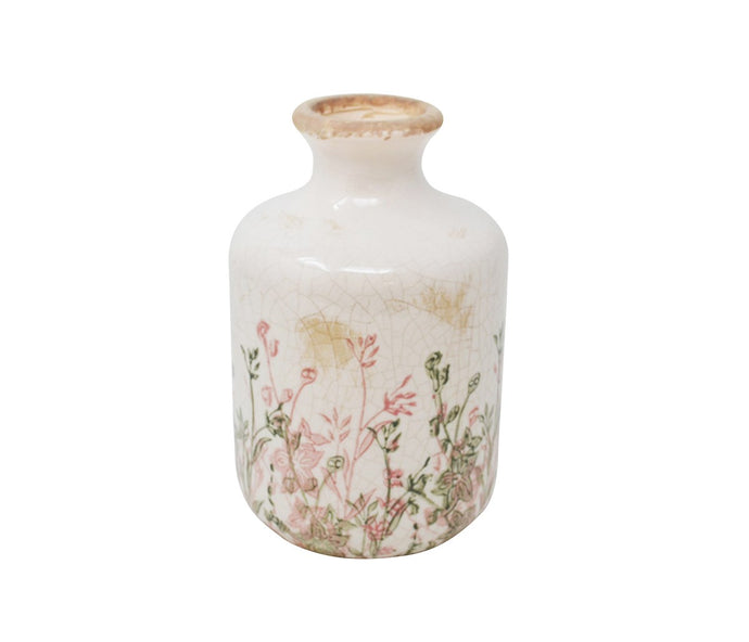 Painted Flowers Vase