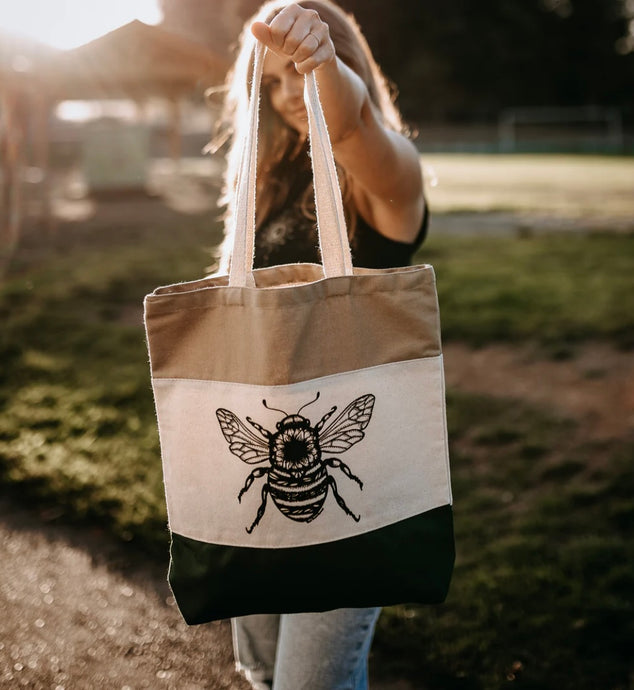 West Coast Karma Queen Bee Tote Bag