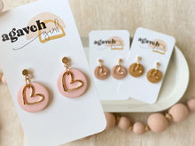 Load image into Gallery viewer, Maggie Heart Earrings  - Agaveh Girl
