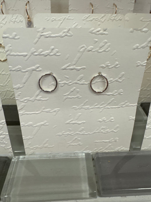 Full Moon Silver Studs