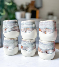 Load image into Gallery viewer, Coastal Dusk Pottery Tumbler