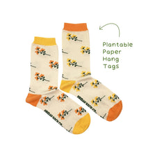 Load image into Gallery viewer, Women&#39;s Wild Yellowcress socks - Friday Sock Co.