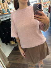 Load image into Gallery viewer, KAemilie Cropped Knit Pullover - Pale Mauve