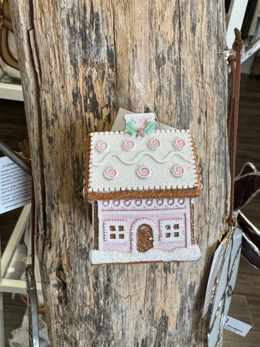 Assorted Resin Gingerbread Houses Ornament