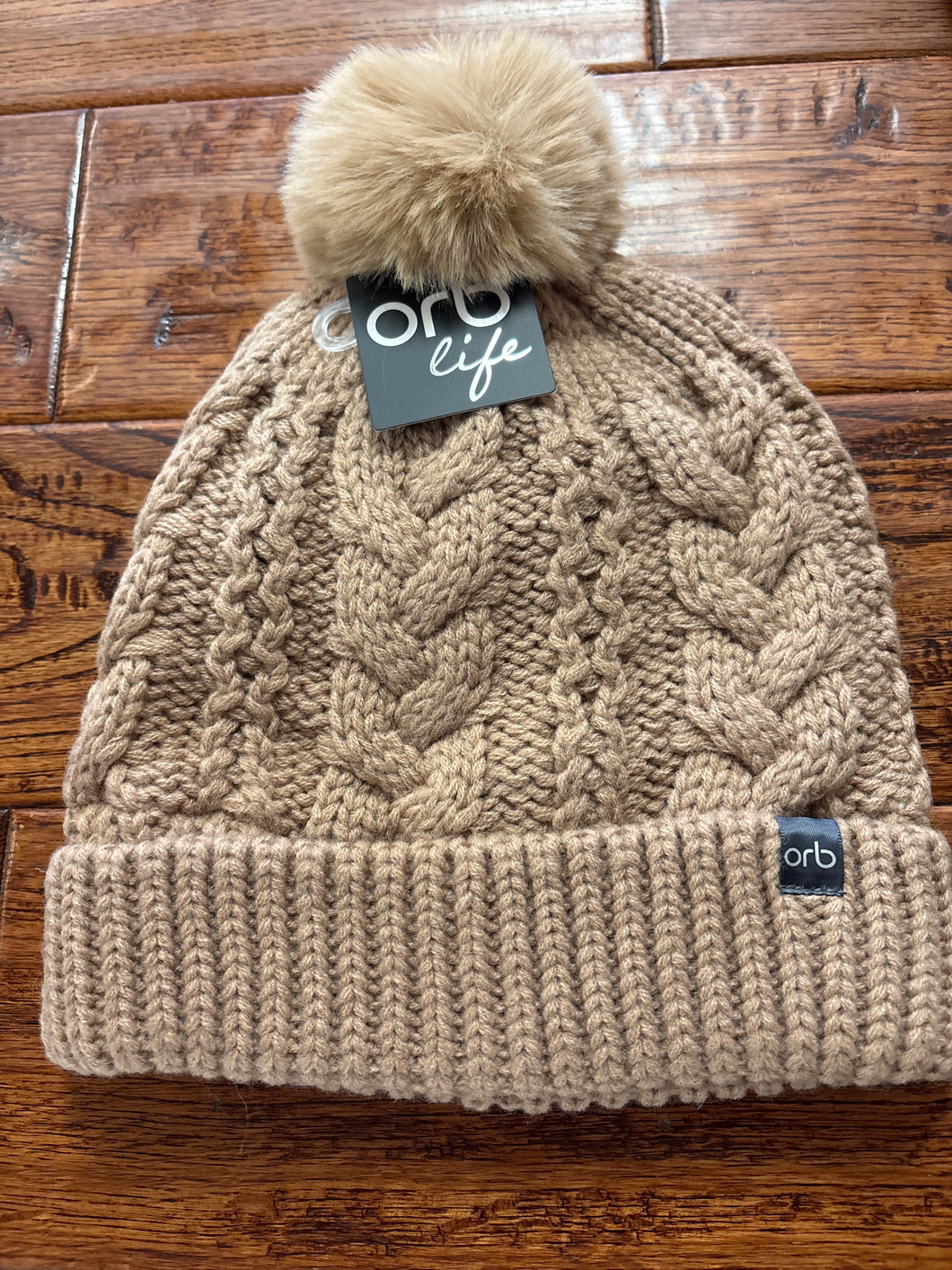 Marshmallow Cable Lined Beanie - Assorted Colours - Orb