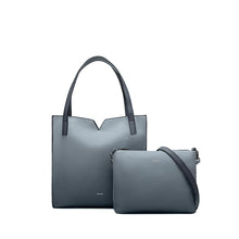 Load image into Gallery viewer, Alicia Tote II - Ombre Grey Pebble