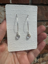Load image into Gallery viewer, Dichroic Glass Silver Earring
