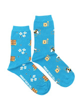Load image into Gallery viewer, Women&#39;s Bee Hive &amp; Honey socks - Friday Sock Co.