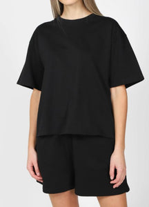 Boxy Tee - Black - Brunette The Label
