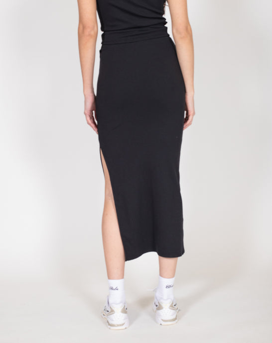 Fitted Maxi Skirt - Brunette The Label