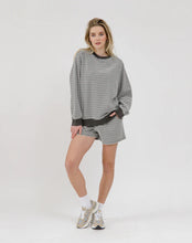 Load image into Gallery viewer, Striped Crewneck- Black/White - Brunette The Label