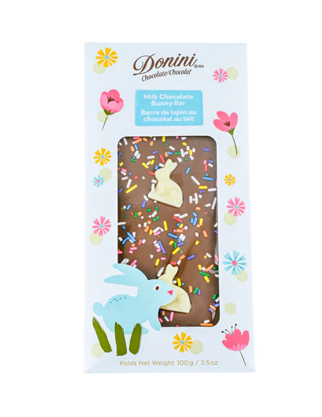 Decorative Chocolate Bunny Bar