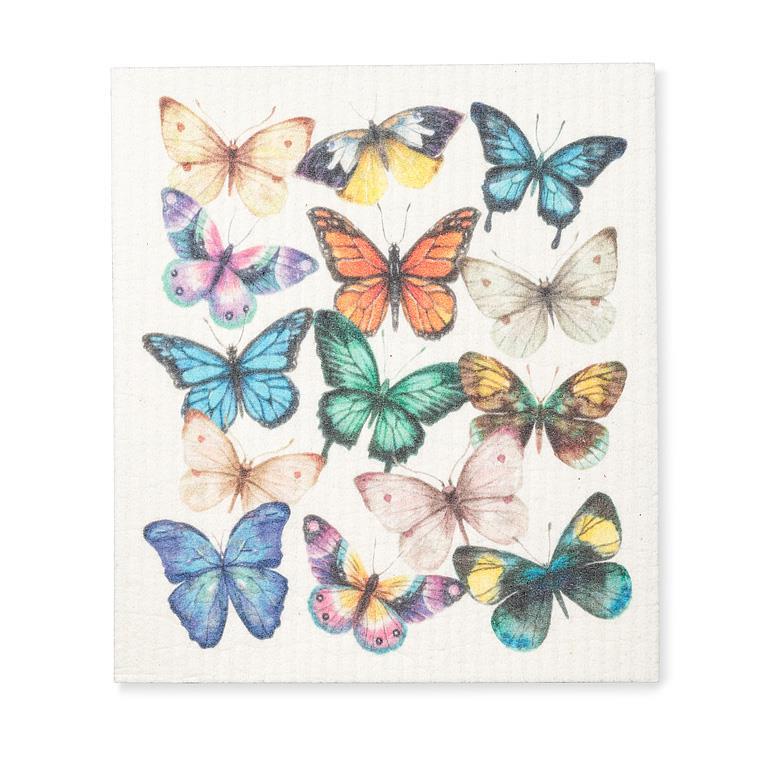 All Over Butterflies Dishcloth