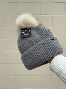 Snowflake Lined Beanie - Assorted Colours - Orb