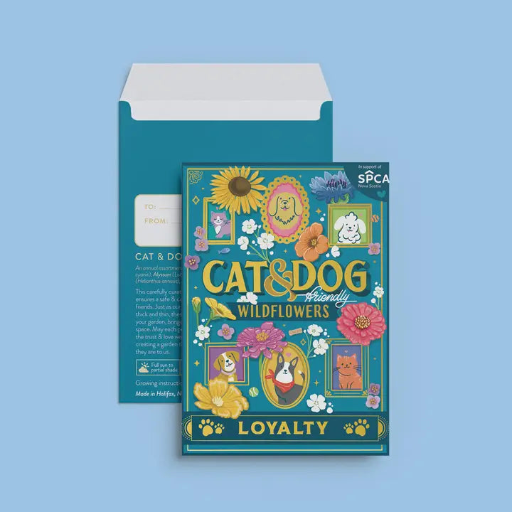 Cat & Dog-Friendly Wildflowers (Loyalty)- Seed Packet