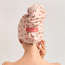 Load image into Gallery viewer, Extra Large Quick-Dry Hair Towel Wrap - Cherry - Kitsch
